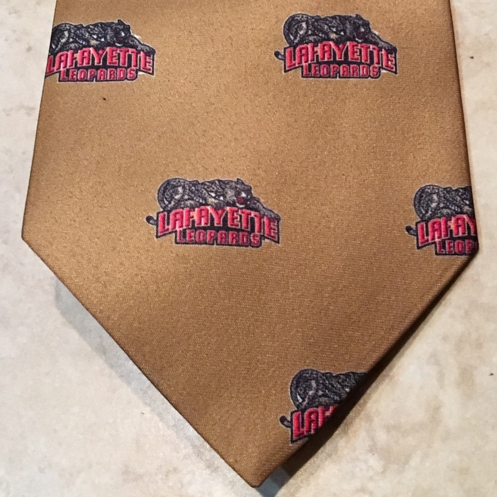Lafayette Leopards Gold Tie